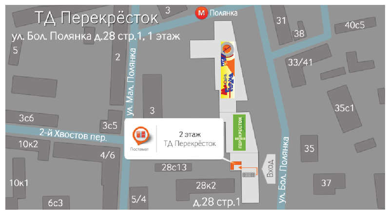 Полянка м карта